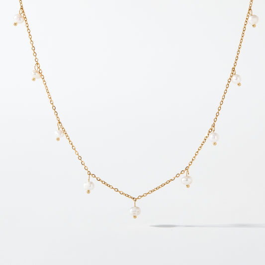 Starry star necklace stainless steel version