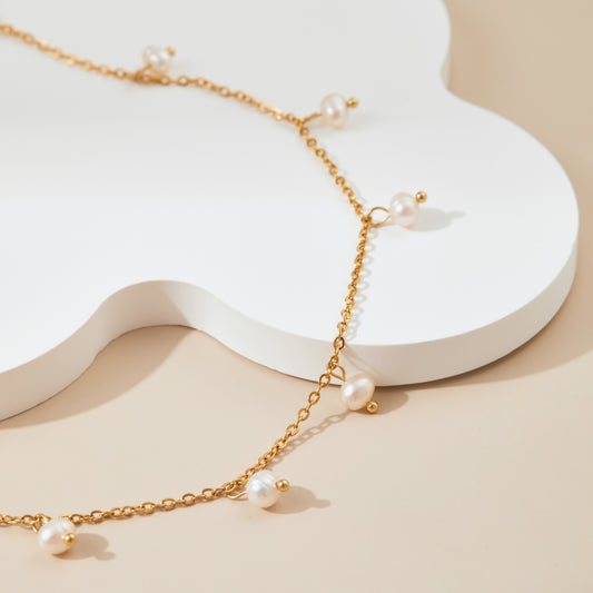 Starry star necklace stainless steel version