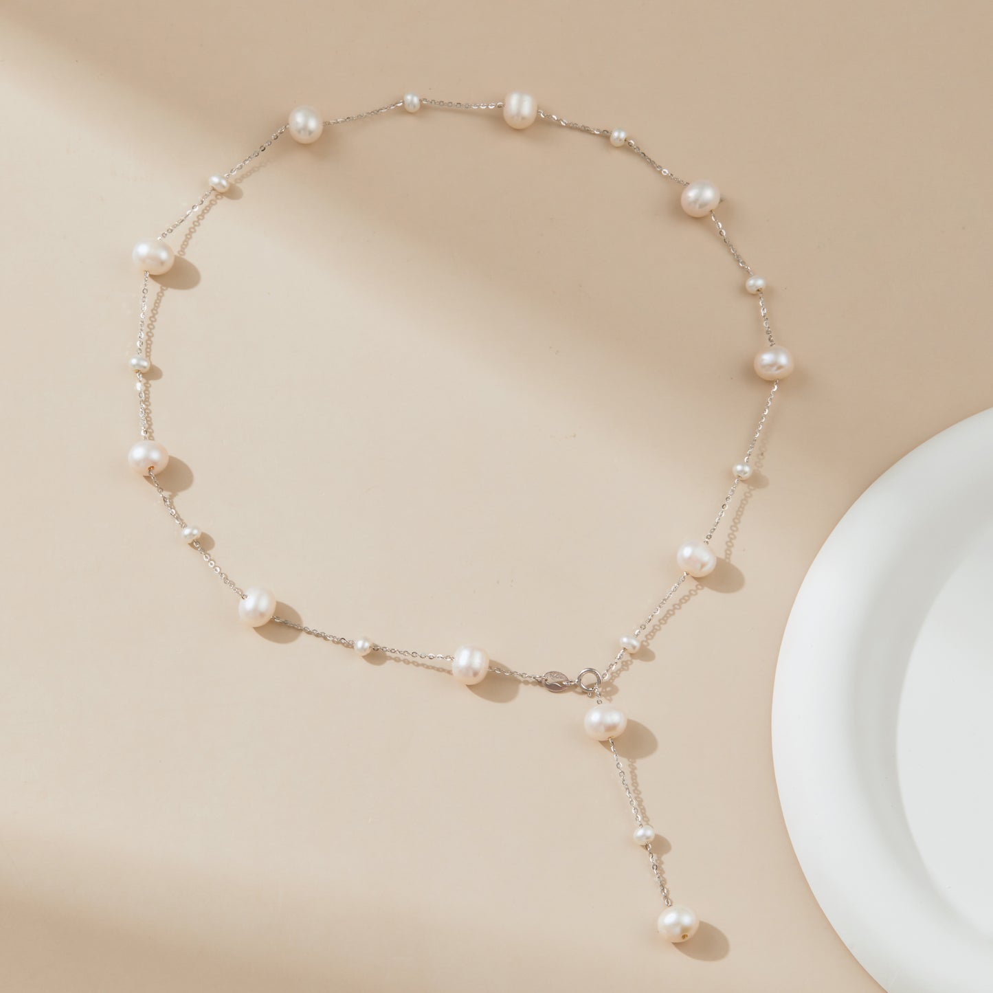 Starry Stars Pearl Necklace