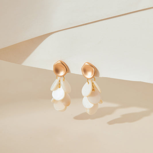 Golden Shell Earrings
