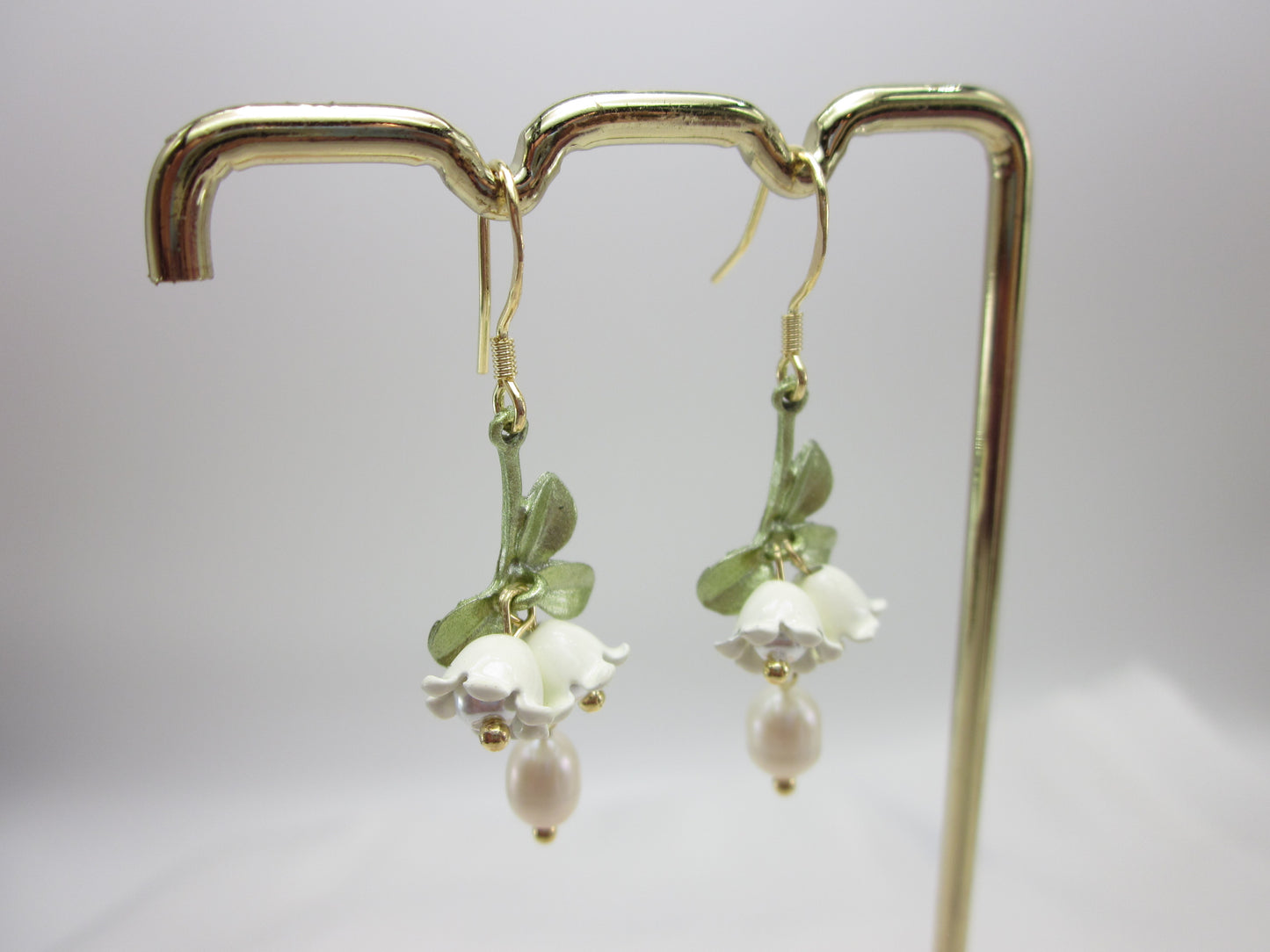 Lily Of The Valley Pearl Earrings