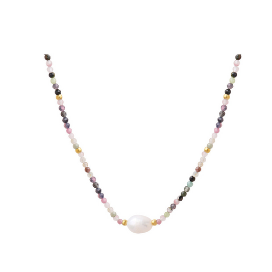 Tourmaline Pearl Necklace