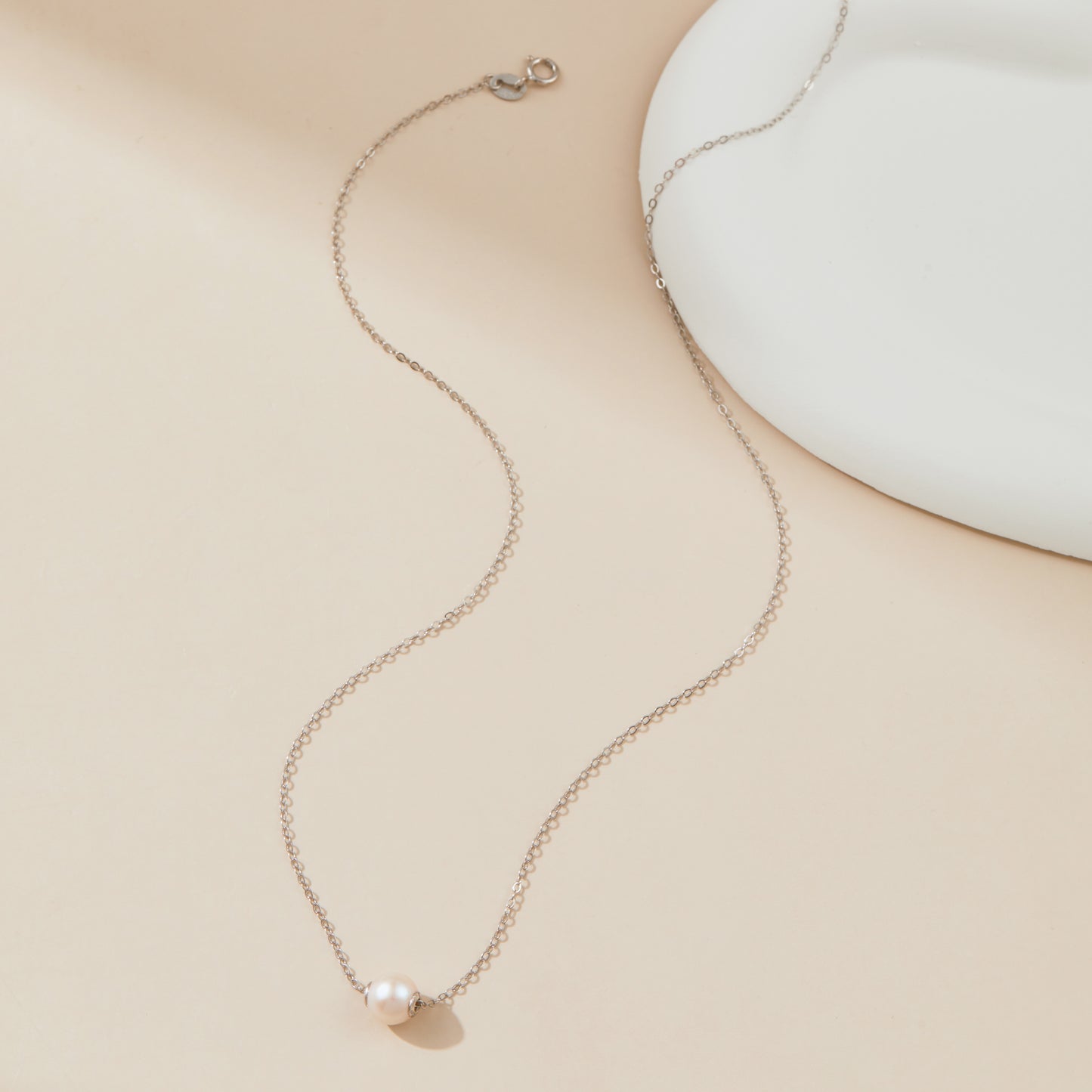 Floating Pearl Necklace