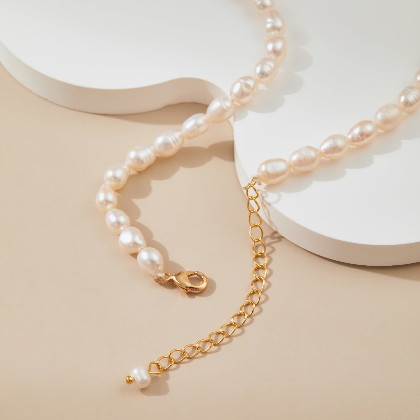 Heart of love pearl necklace