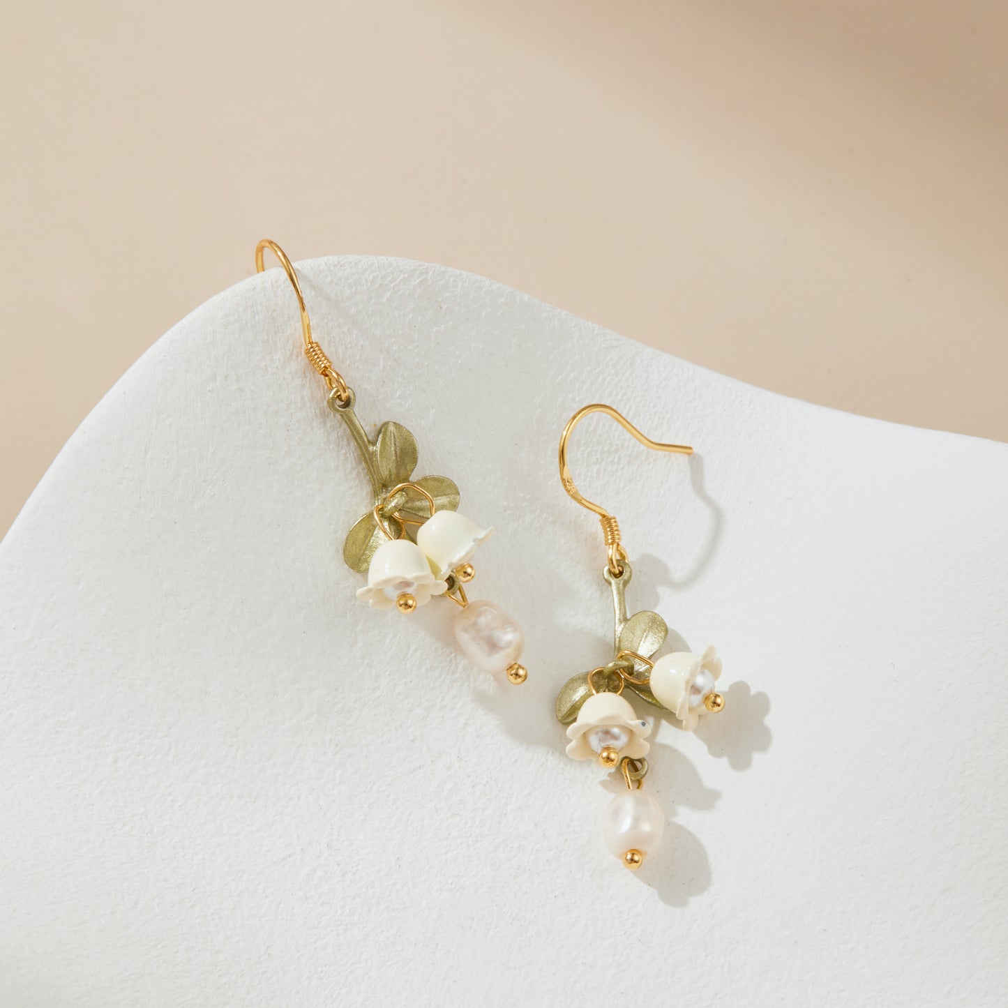 Lily Of The Valley Pearl Earrings