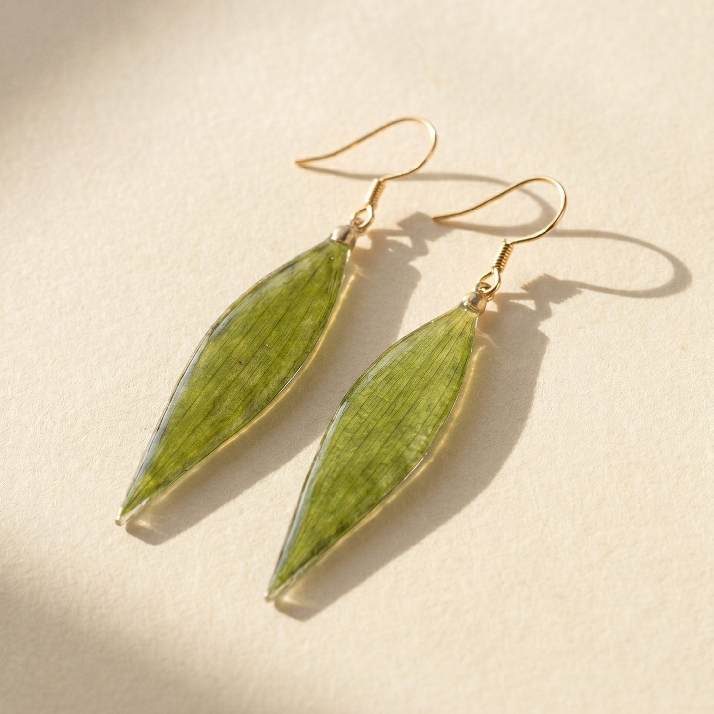 Bamboo Leaf – Bamboo Leaf Drop Earrings