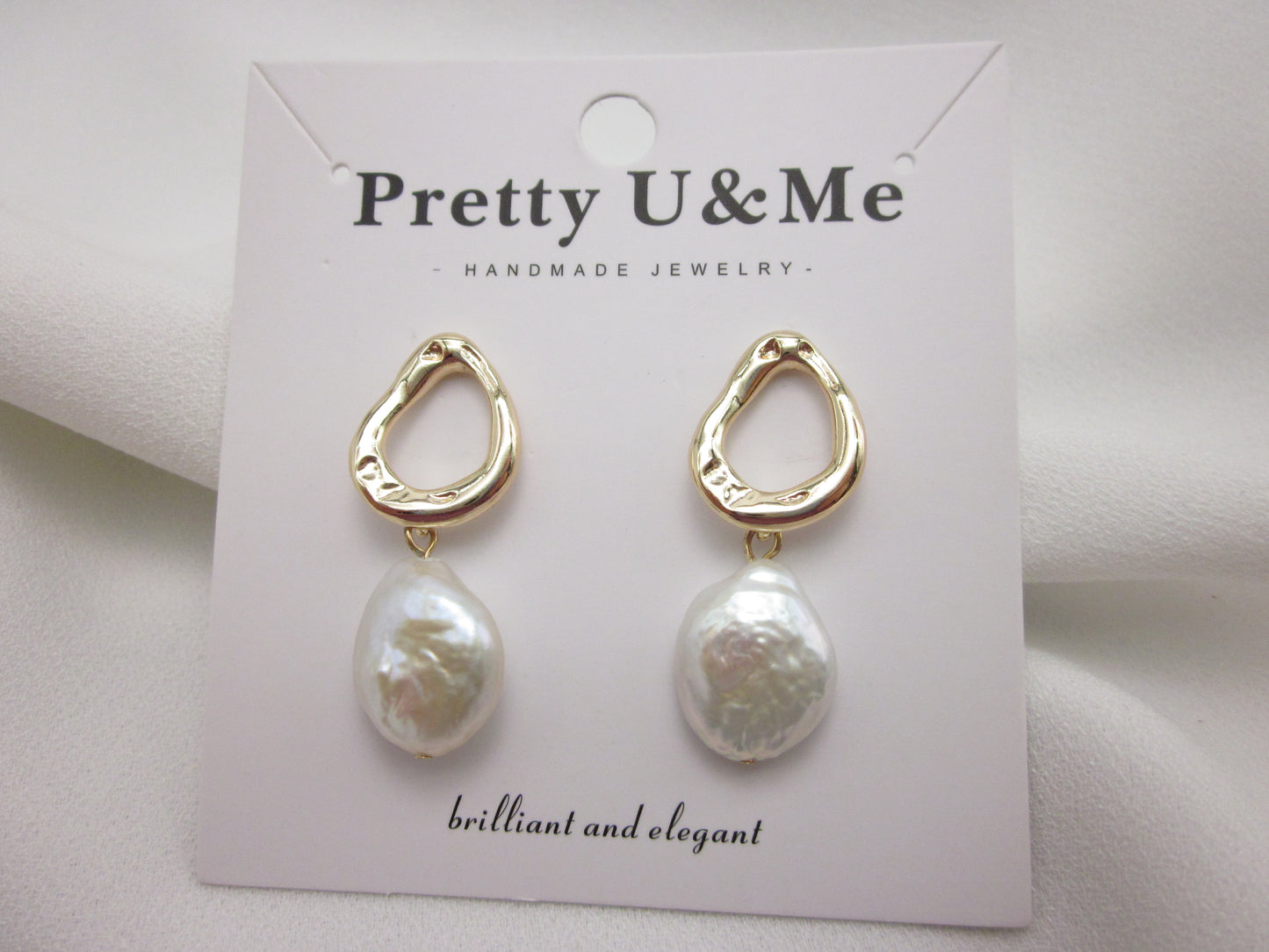 Water Drop Baroque Pearl Earring