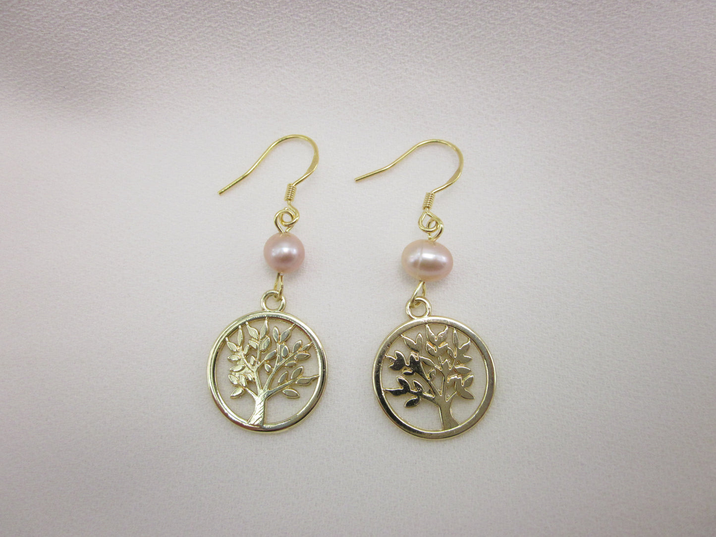 Tree of Life Pearl Earrings