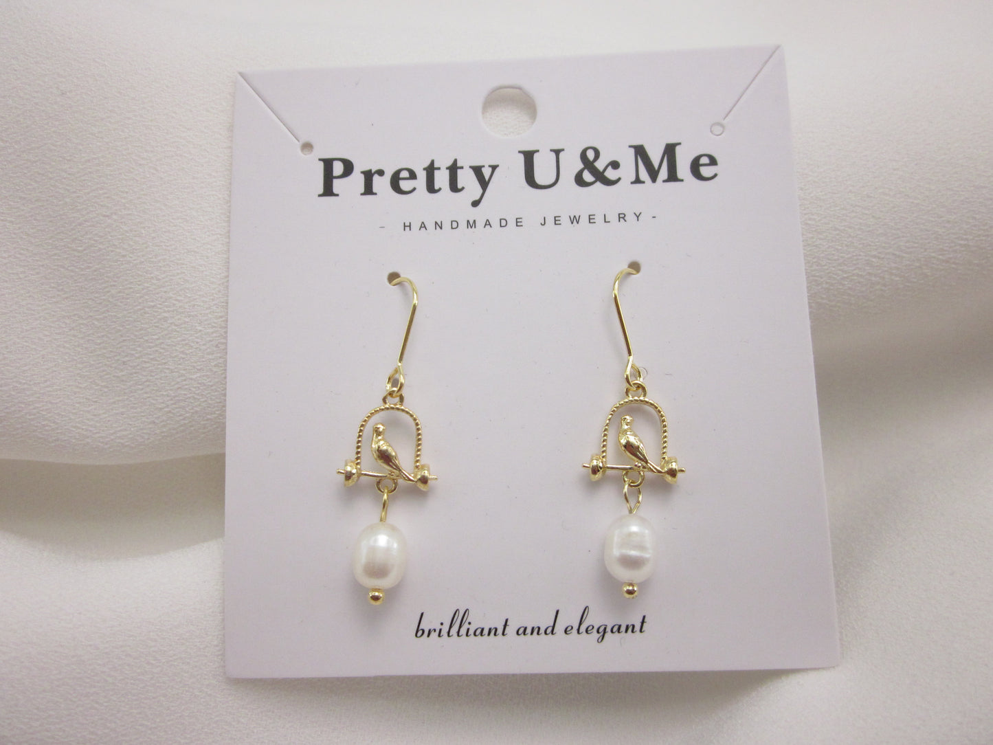 Birdie Pearl Earrings