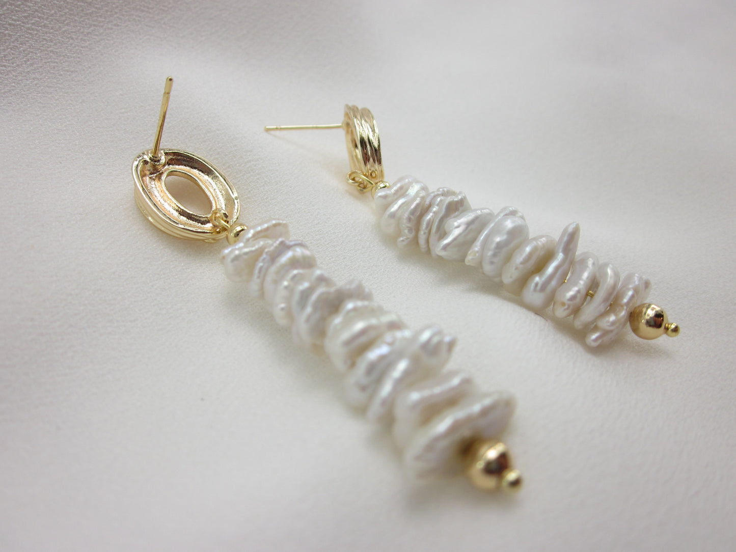 Stacked Baroque Cascade Earrings