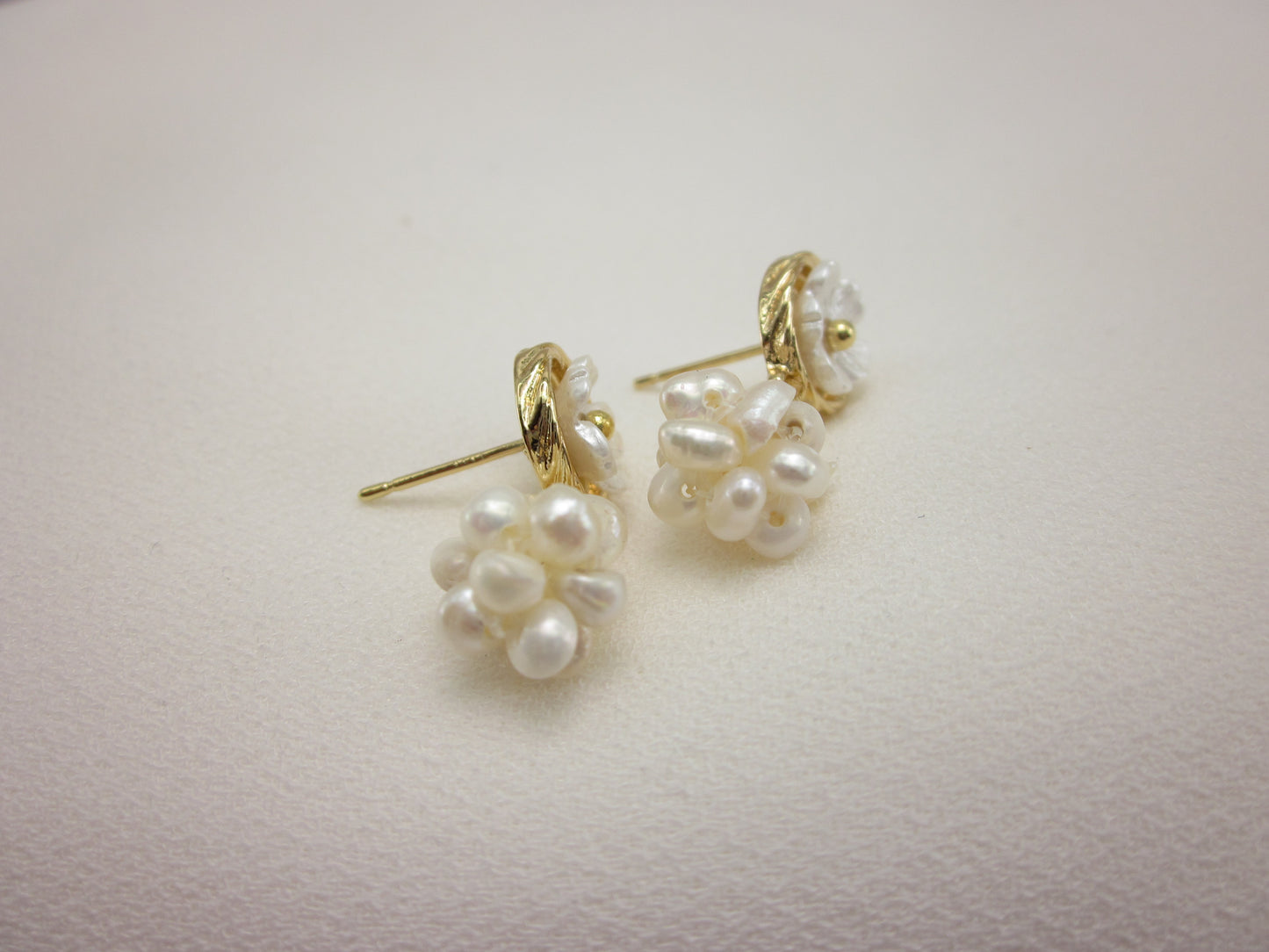 Hydrangea Pearl Earrings