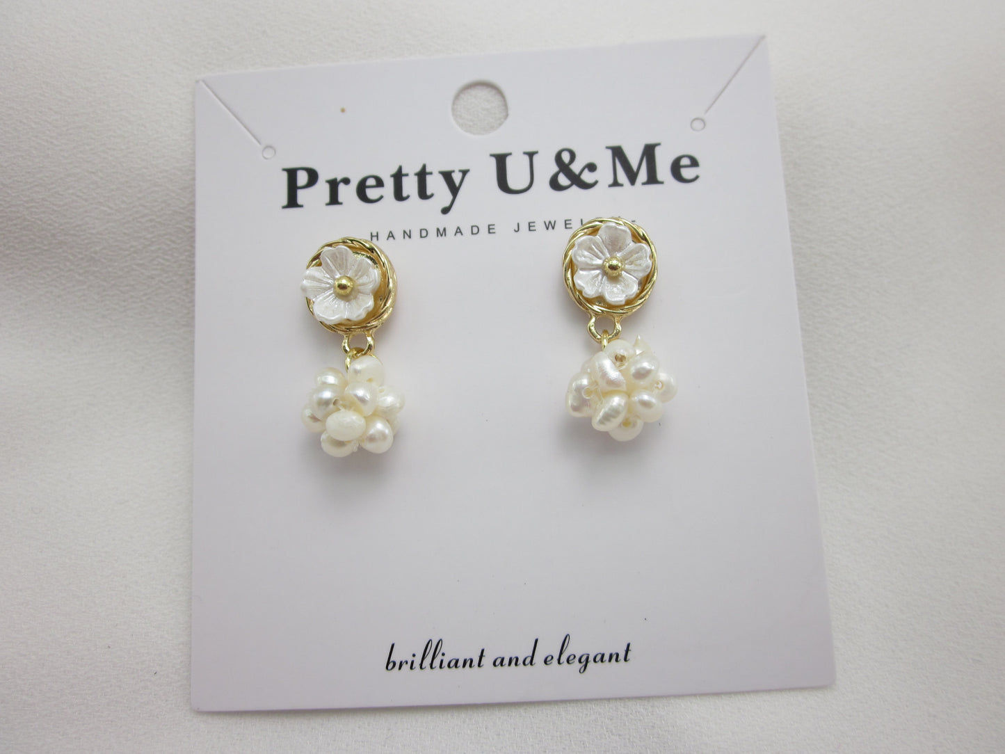 Hydrangea Pearl Earrings