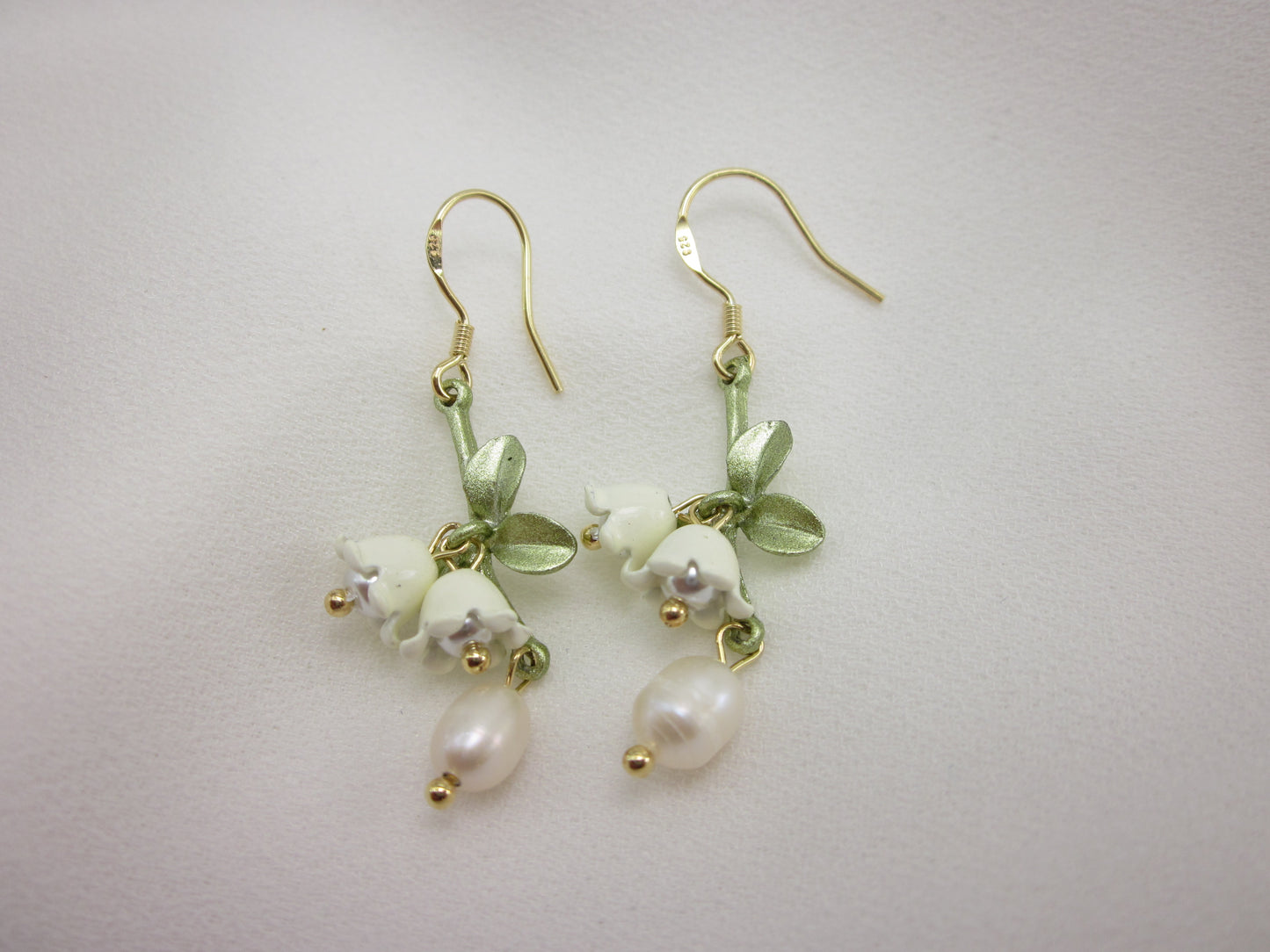 Lily Of The Valley Pearl Earrings