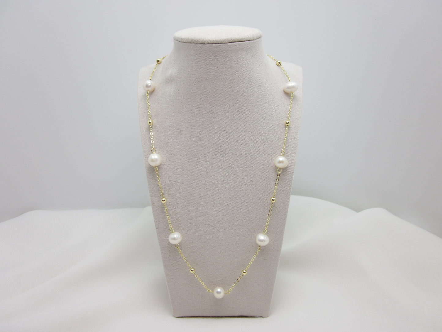 Starry Stars Pearl Necklace
