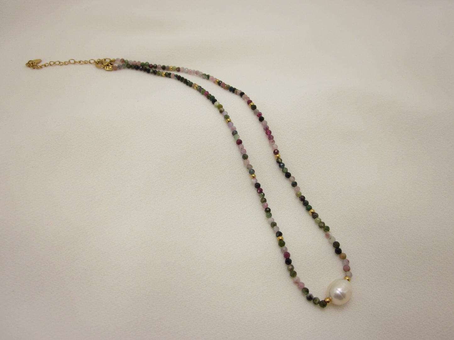 Tourmaline Pearl Necklace