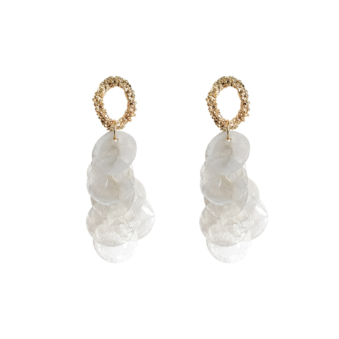 Seashell Cascade Earrings