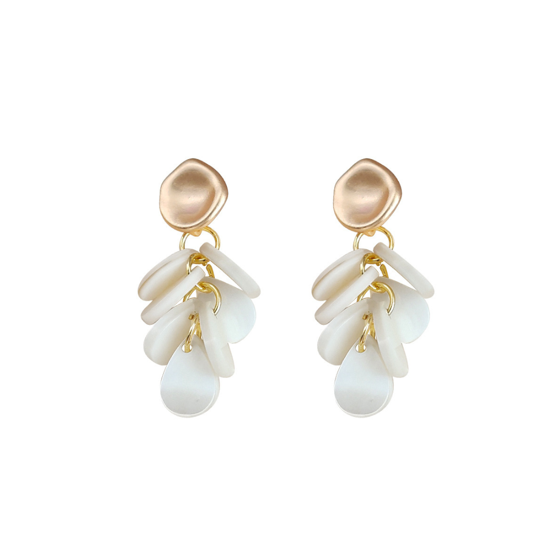 Golden Shell Earrings