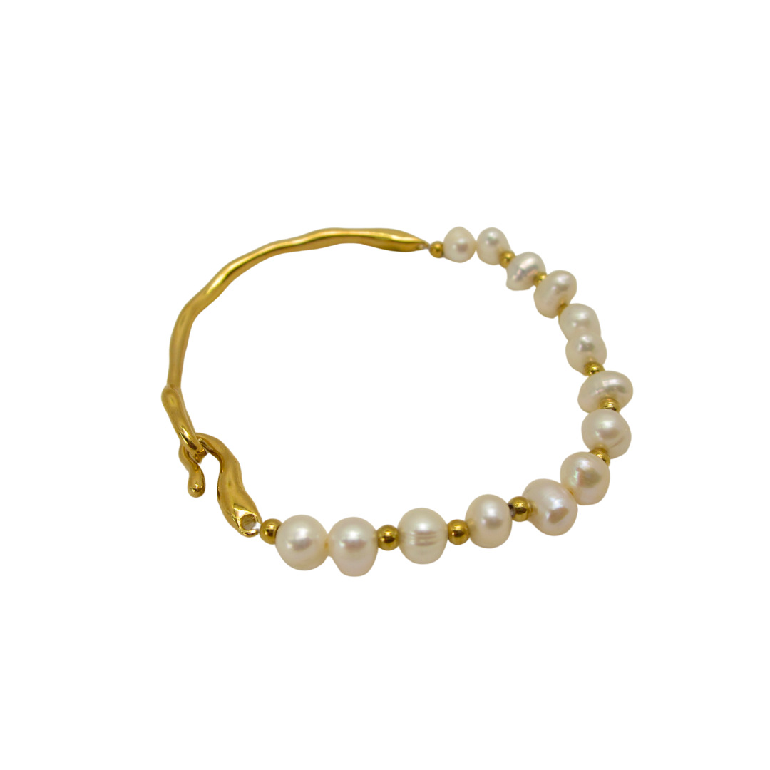 Tree Branch Pearl Bracelet