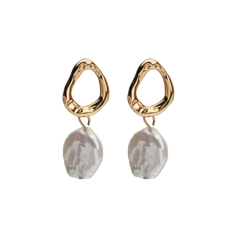 Water Drop Baroque Pearl Earring